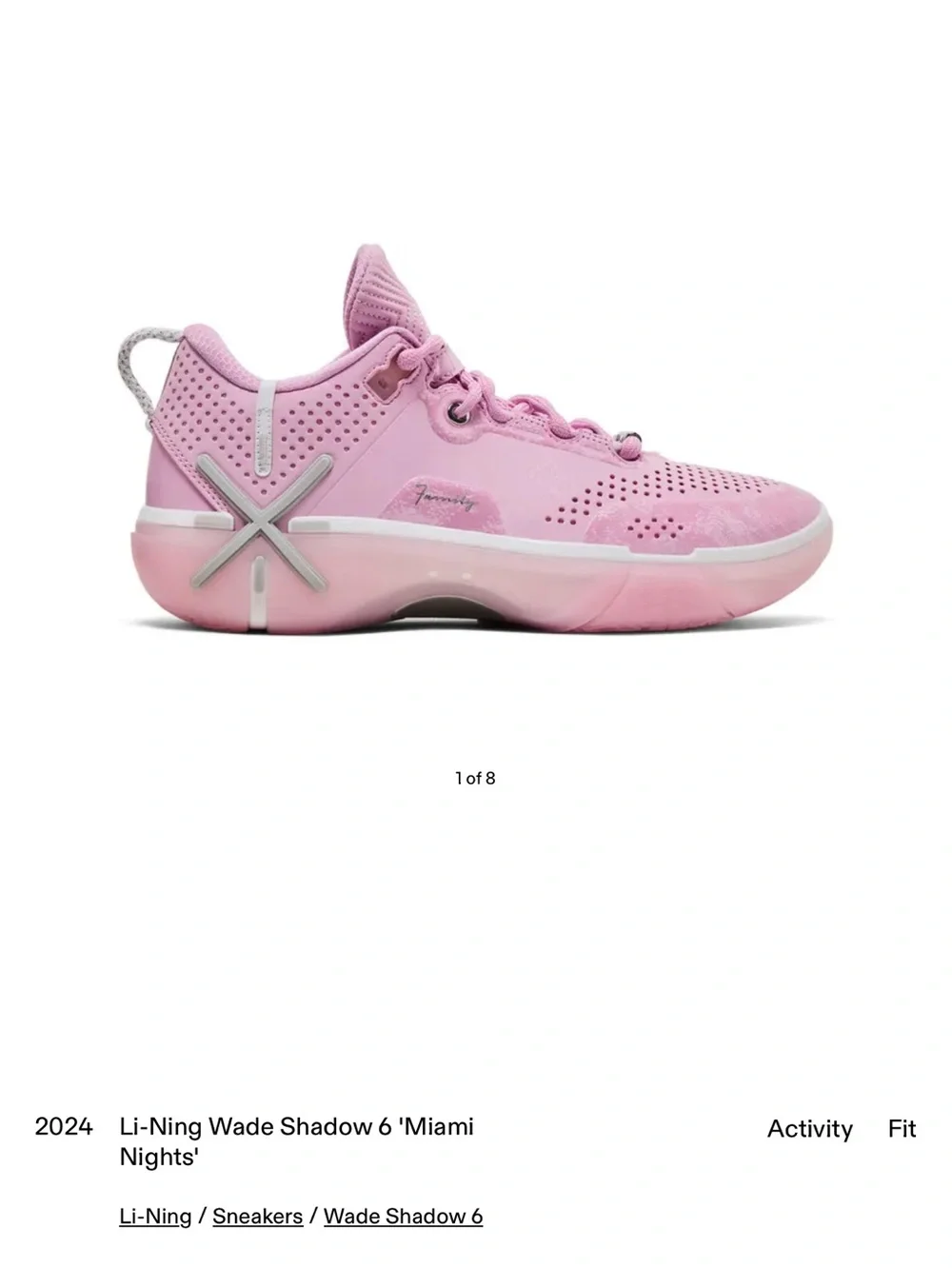 Li-Ning Wade Shadow 6 — Miami Nights Men’s 7.5